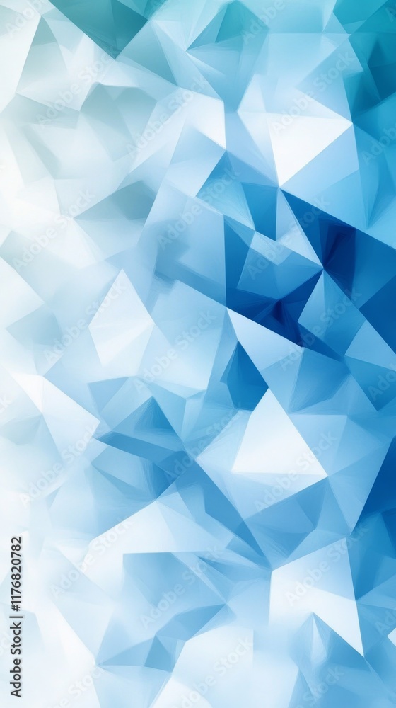 Obraz premium Blue abstract background. Geometric abstract shape, ai generated