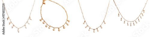 Wallpaper Mural Collection of elegant gold necklaces featuring delicate pendants and chains perfect for adding a touch of timeless style and sophistication to any outfit  These minimalist Torontodigital.ca