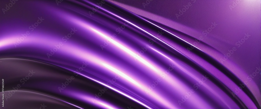 Vibrant Metallic Abstract: A Modern Silk Design Vibrant Metallic Abstract: A Modern Silk Design