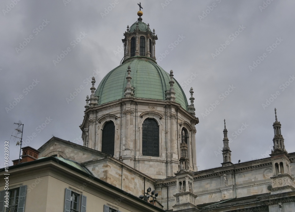 Santa Maria Assunta cathedral, Dome of Como, Lombardy, Italy Santa Maria Assunta cathedral, Dome of Como, Lombardy, Italy