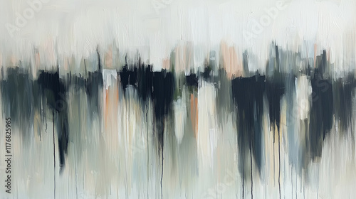 Abstract Vertical Brushstrokes in Neutral Tones with Subtle Transitions Perfect for Modern Art, Minimalist Design, and Abstract Graphic Projects

