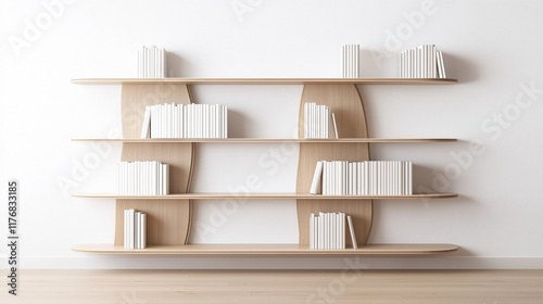 Modern Wooden Bookshelf: A ...