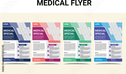 Modern medical banner for social media post template