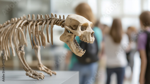 Museum Exhibit: Primate Ske...