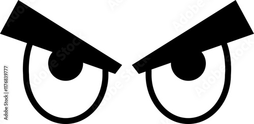 Cartoon eye icon. Expressive eyes vector. Caricature comic emotions or emoticon doodle. Funny comic eyeball symbol. Unisex eye expressions, pithy illustration isolated on transparent background.
