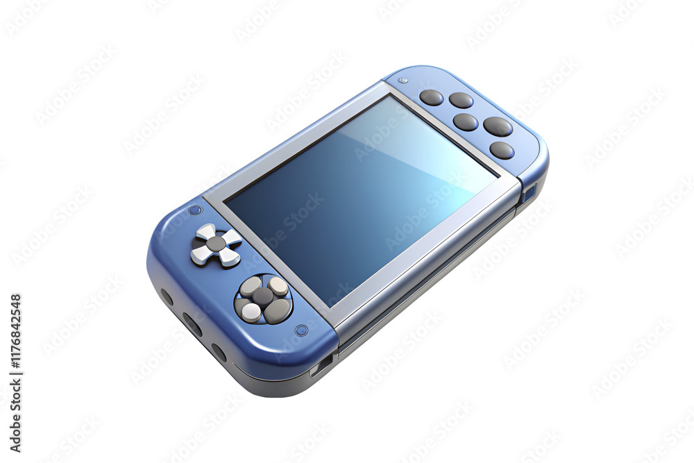 Handheld game console video portable isolated on transparent background. png Handheld game console video portable isolated on transparent background. png