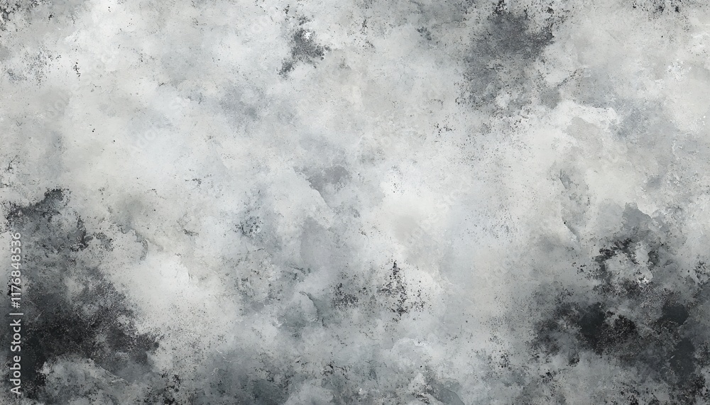 Obraz premium Abstract Grayscale Texture with Soft Cloud-Like Patterns for Creative Background or Design Element Usage