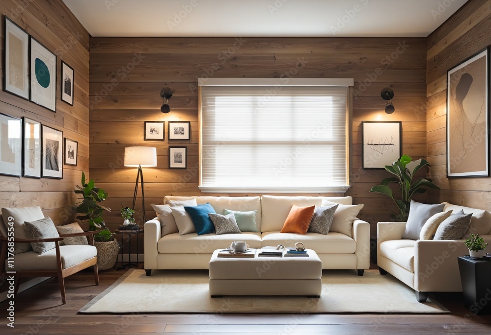 Fototapeta premium Stylish Nordic Apartment Interior