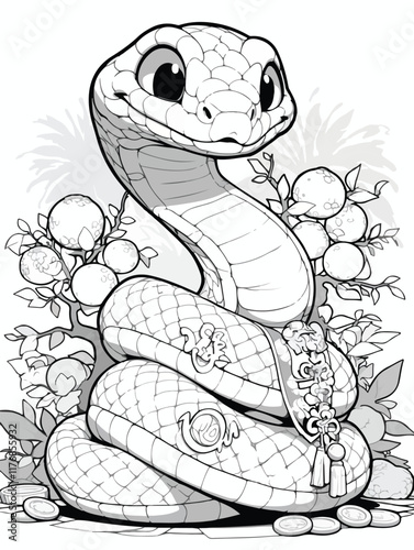 12 snake tasks: guarding peaches from evil