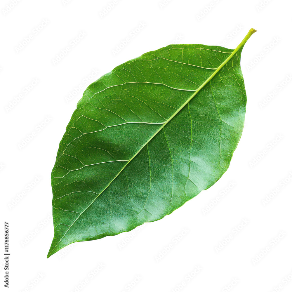 Obraz premium Tropical Green Leaf Isolated for Natural Backgrounds and Designs on transparent background