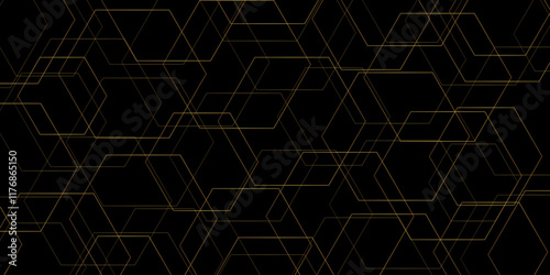 Abstract background with hexagons pettern. Abstract hexagon polygonal pattern background vector.overlapping hexagon pattern abstract futuristic background design. data concept,poster, flyer, wallpaper