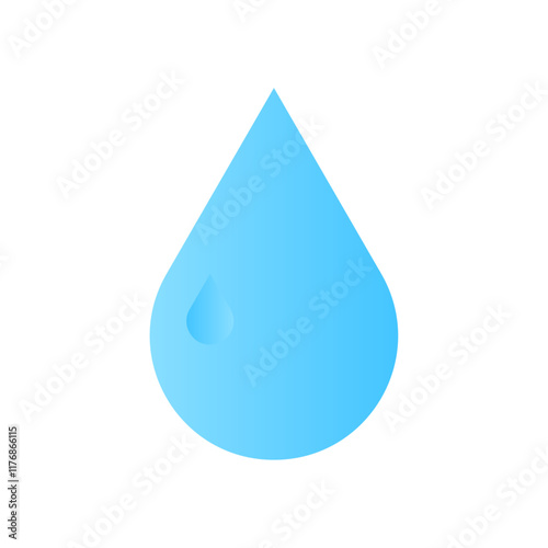 Water drop icon set. flat water drop icon. oil droplet vector symbol. rain water drip sign. Blood Drop icon. clean drinkable falling raindrop in black and blue colors. vector illustration