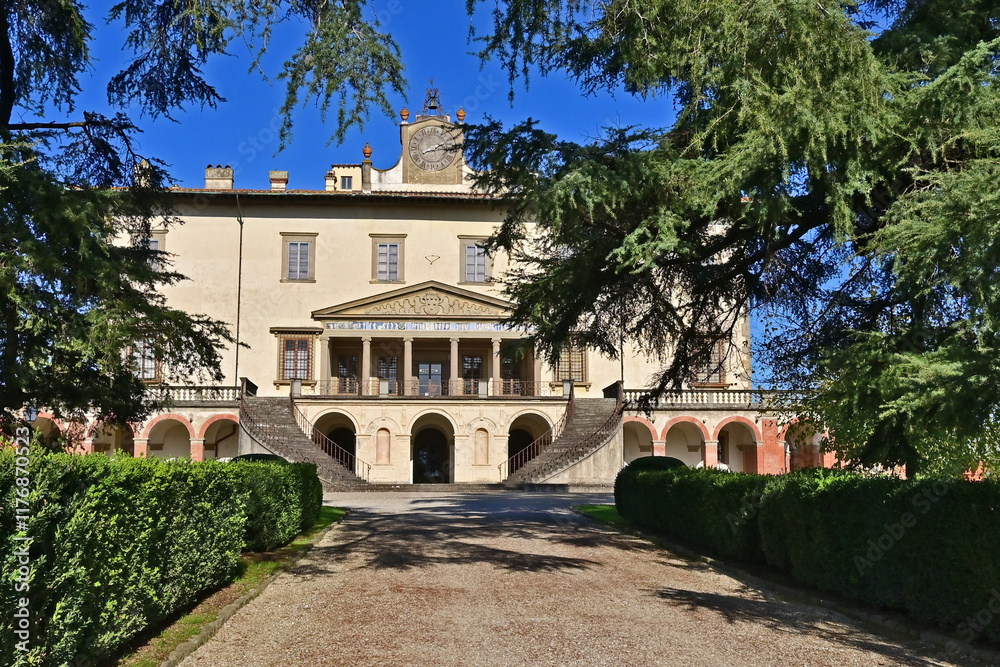 Obraz premium Villa Medicea di Poggio a Caiano, Prato - Toscana 