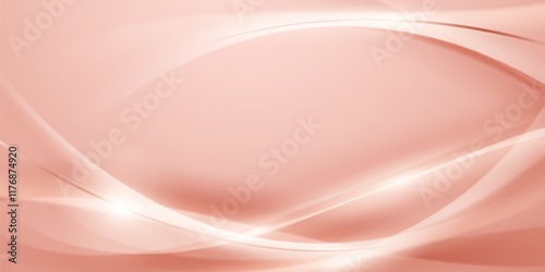 Abstract background design Modern beige and gold geometric element design.