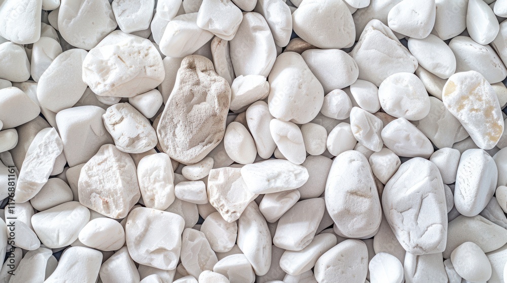 White Stones Texture: A Collection of Smooth, White Pebbles White Stones Texture: A Collection of Smooth, White Pebbles