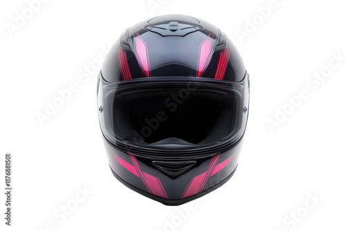 Modern motorcycle helmet with sleek design and vibrant accents suitable for safe riding in various conditions