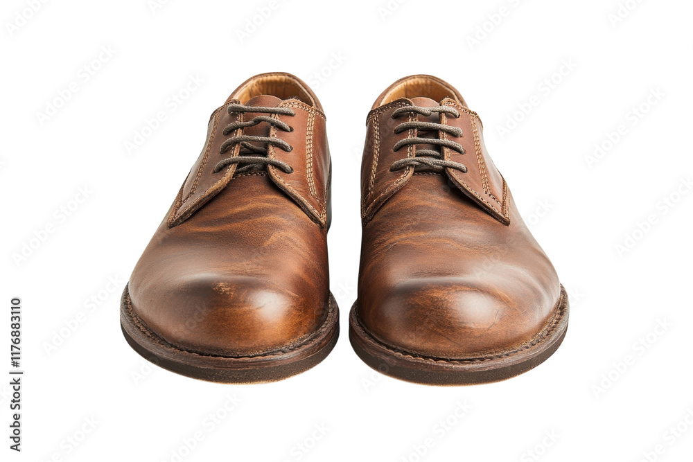 Classic brown leather dress shoes for formal occasions and everyday wear in a clean presentation Classic brown leather dress shoes for formal occasions and everyday wear in a clean presentation