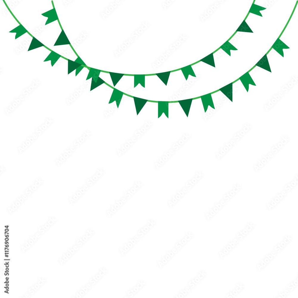 Obraz premium St. Patricks Day Flag Decoration