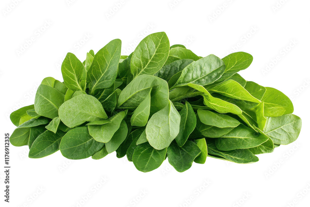 Fresh spinach leaves arranged on a white background showcasing vibrant green color and healthy texture Fresh spinach leaves arranged on a white background showcasing vibrant green color and healthy texture