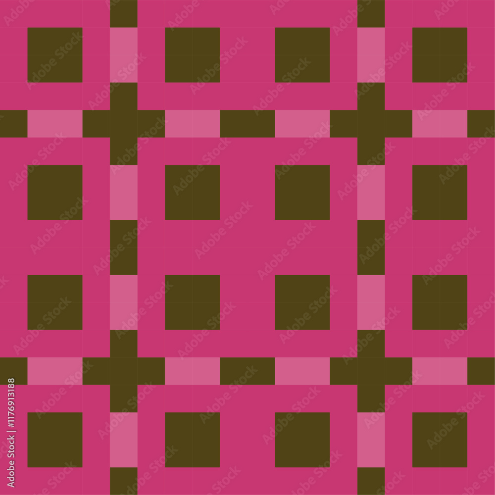 Obraz premium Pixel seamless pattern vector background for business or decoration