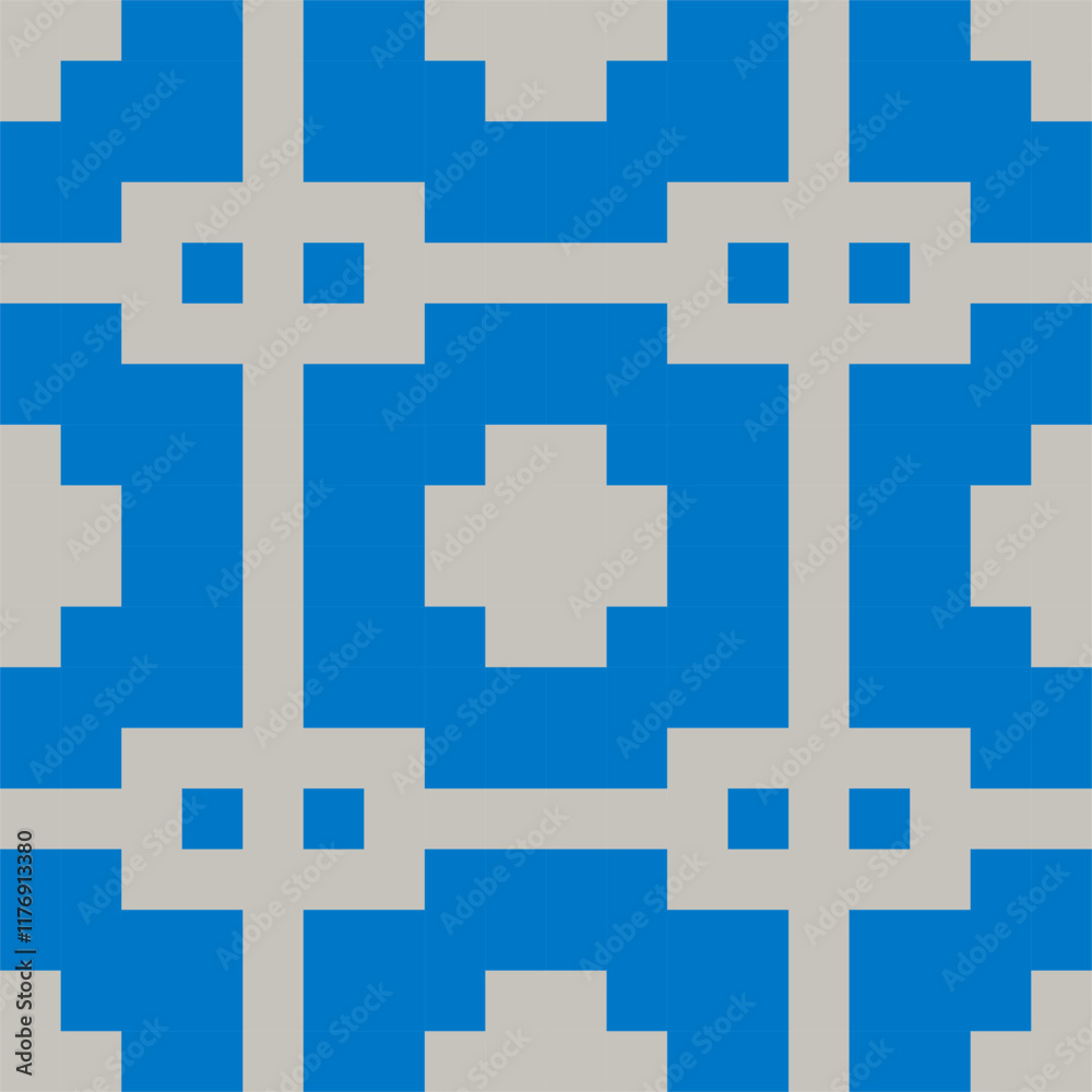 Pixel seamless pattern vector background for business or decoration Pixel seamless pattern vector background for business or decoration