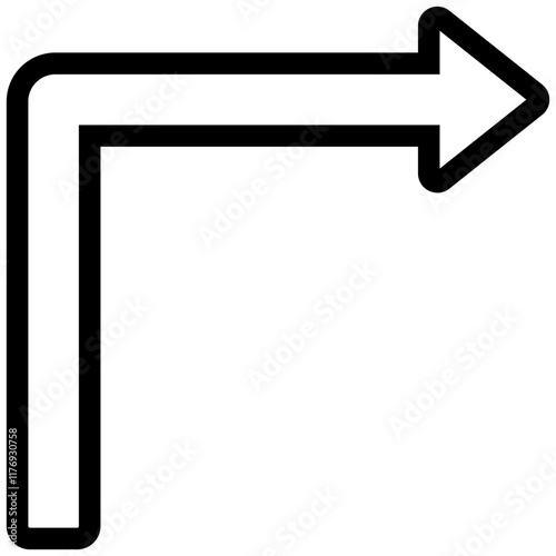 Turn Right Icon