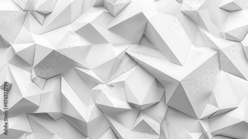 White Geometric Poligon Abstract Background ,Abstract white and grey background ,Subtle abstract background, blurred patterns