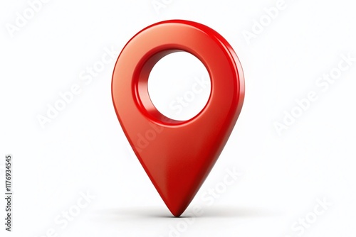 Free Download Map Pointer Pin Silhouette, Isolated White Background Stock Photo - GFXLoad