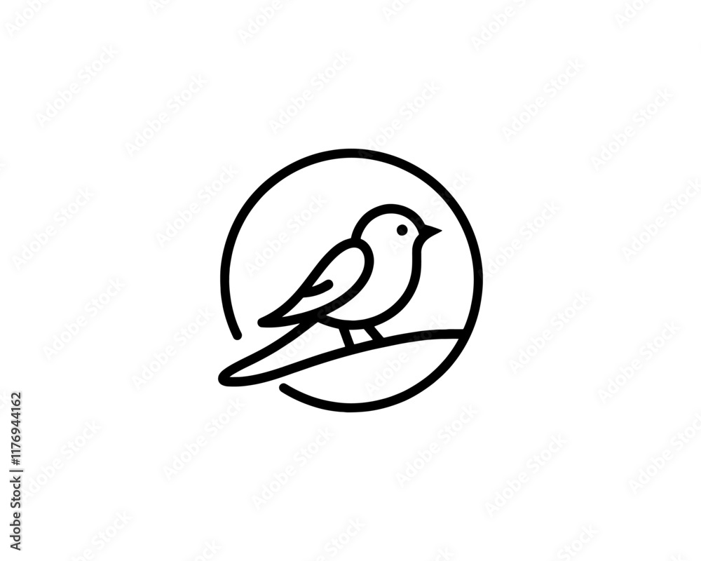 Fototapeta premium Bird Logo Design Vector Template