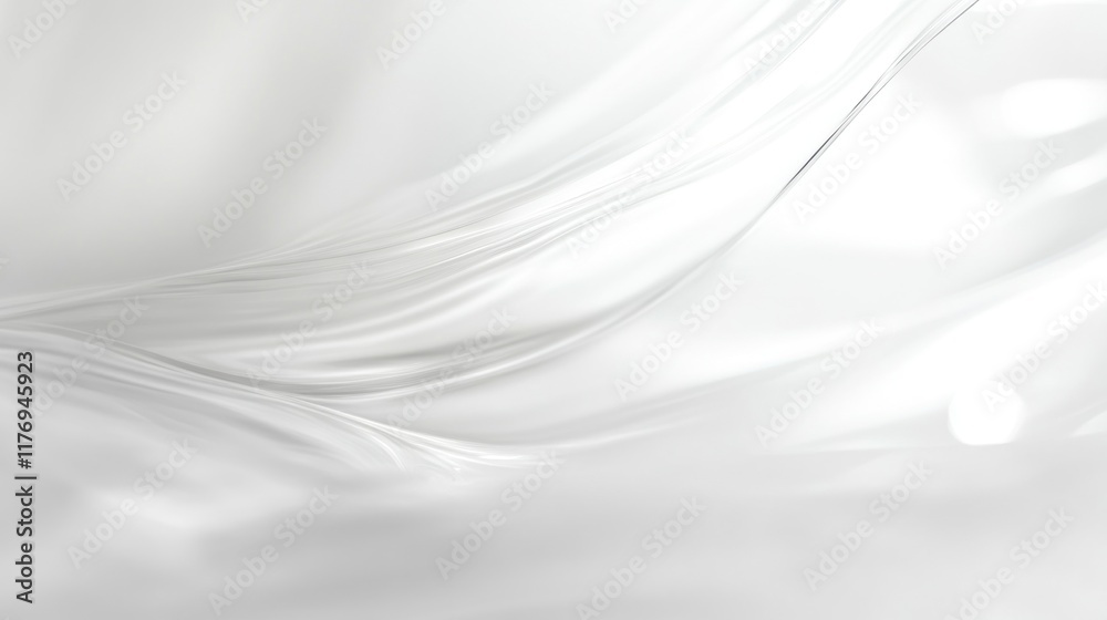Abstract white fabric waves, flowing silk texture background. Abstract white fabric waves, flowing silk texture background.