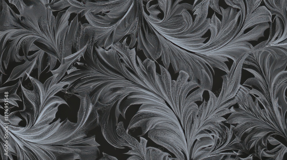 Stunning Winter Frost Patterns on Glass Stunning Winter Frost Patterns on Glass