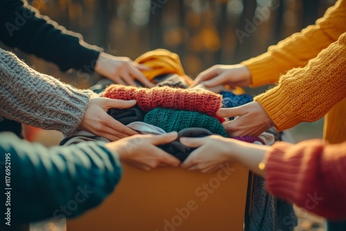 Hands of Community Collective Action in Sustainable Clothing Donations