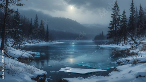 winter in the mountains