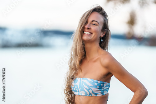 Winter Beach Adventure in Bikini