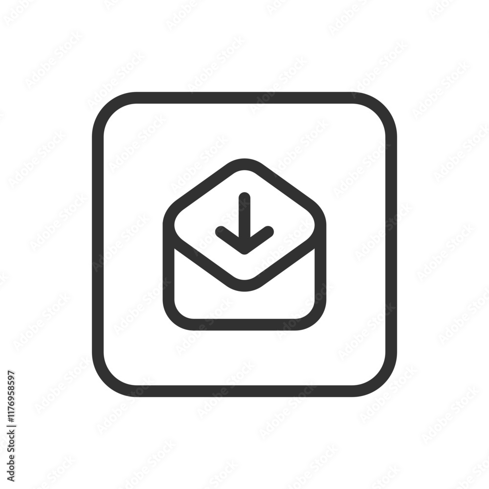 Mail, Email, Letter. Emails icons. Modern, simple flat vector illustration for web site or mobile app Mail, Email, Letter. Emails icons. Modern, simple flat vector illustration for web site or mobile app