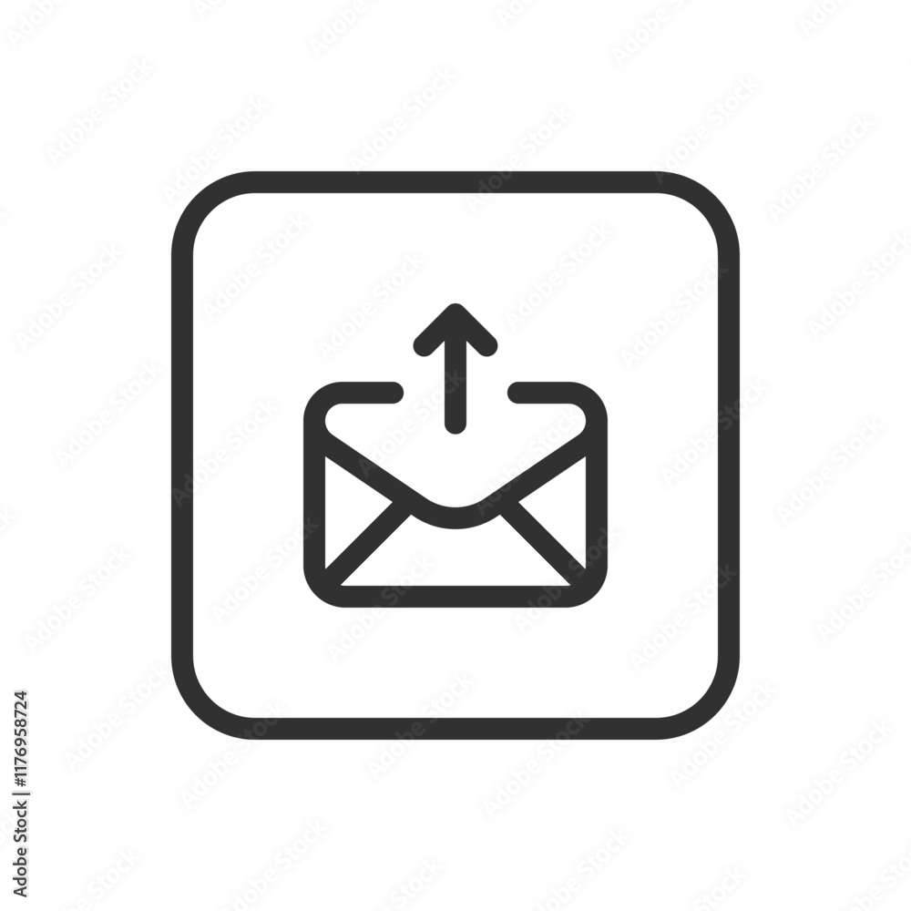 Mail, Email, Letter, Send. Emails icons. Modern, simple flat vector illustration for web site or mobile app Mail, Email, Letter, Send. Emails icons. Modern, simple flat vector illustration for web site or mobile app