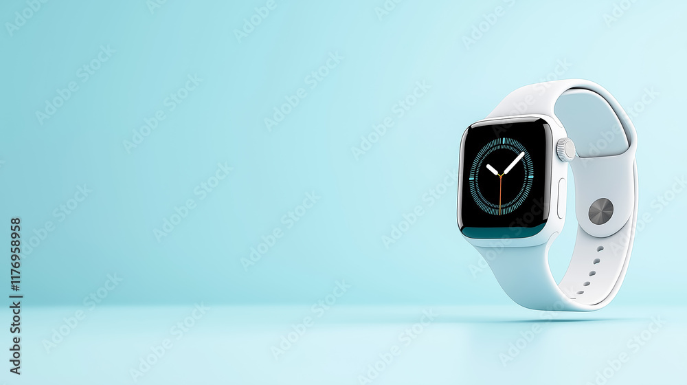 Stylish wearable technology device on a minimalist backdrop showcasing modern design elements for tech enthusiasts