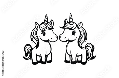 Horse Vector Silhouette design