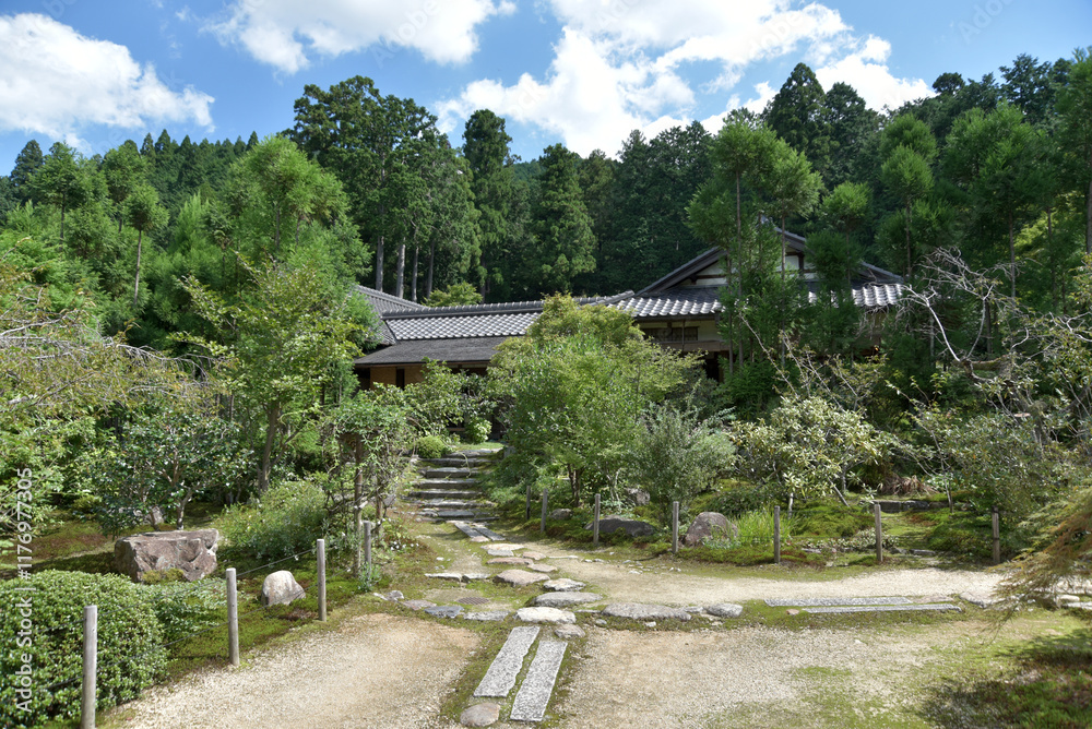 実光院　庭園から本堂を望む　京都市左京区大原