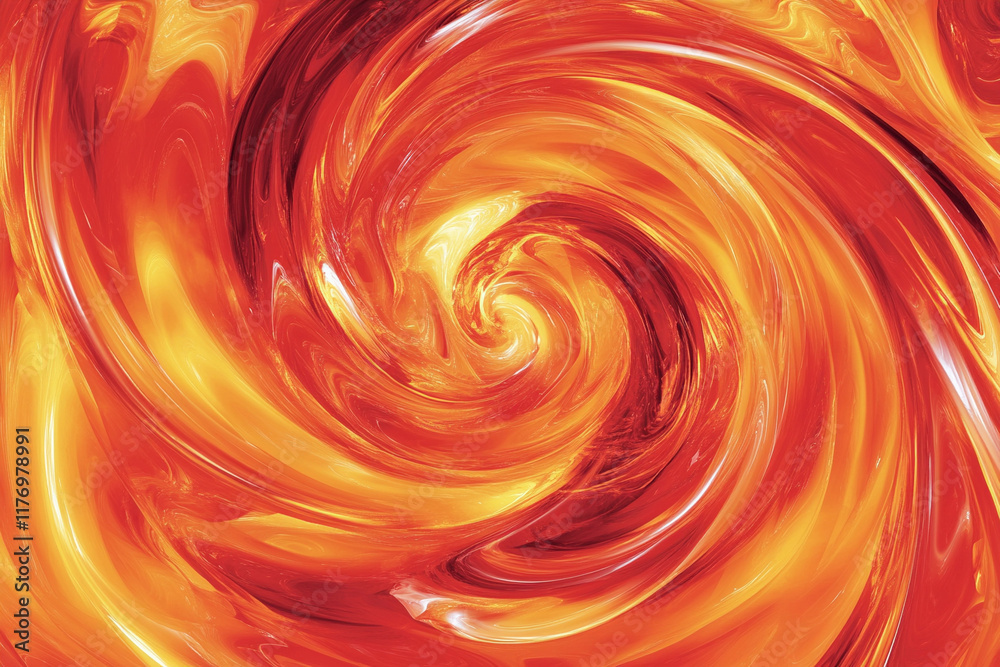 Fiery Whirlwind Abstract Fire Pattern in Red and Orange Fiery Whirlwind Abstract Fire Pattern in Red and Orange