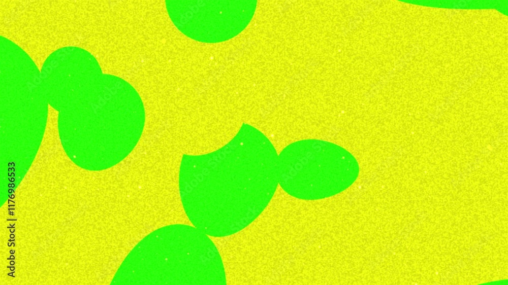 Green geometric shapes appear to float on a bright yellow sparkly background, perfect for abstract design projects and technology concepts. Green geometric shapes appear to float on a bright yellow sparkly background, perfect for abstract design projects and technology concepts.