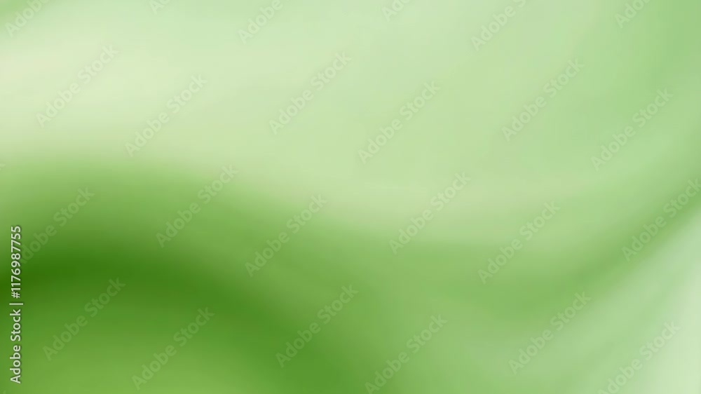 Green Matcha Gradient Abstract Background with Soft Texture and Blur Effects