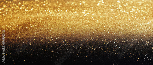Wallpaper Mural A gold and black background with a lot of glitter Torontodigital.ca