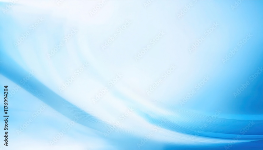 Fototapeta premium Elegant Soft Blue Abstract Background with Light Gradient Swirls for Digital Design Projects, Presentations, and Websites