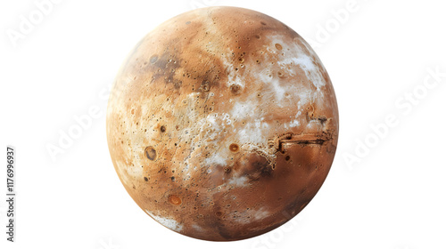 Mars Planet transparent png, space graphic resource isolated on a transparent background