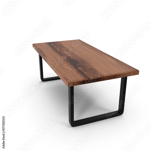 table on insolate background 