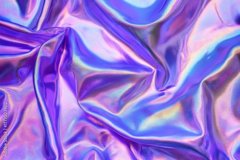 Obraz premium Iridescent fabric texture background.