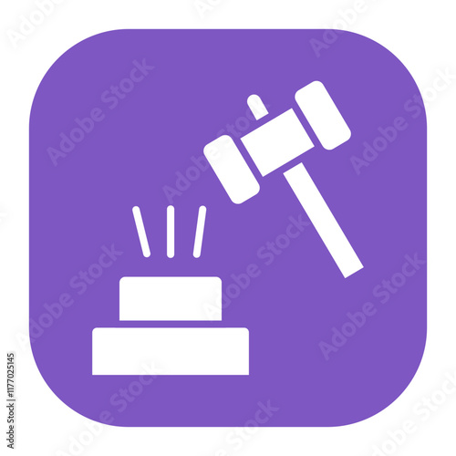 Broken Gavel Icon