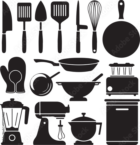 kitchen utensils set