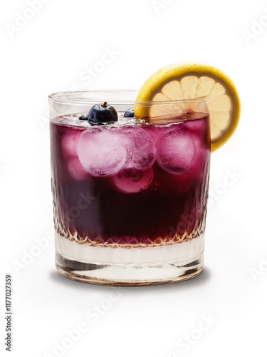 Wallpaper Mural Montana Huckleberry Whiskey Sour Short glass with whiskey lemon juice simple syrup huckleberry syrup Torontodigital.ca